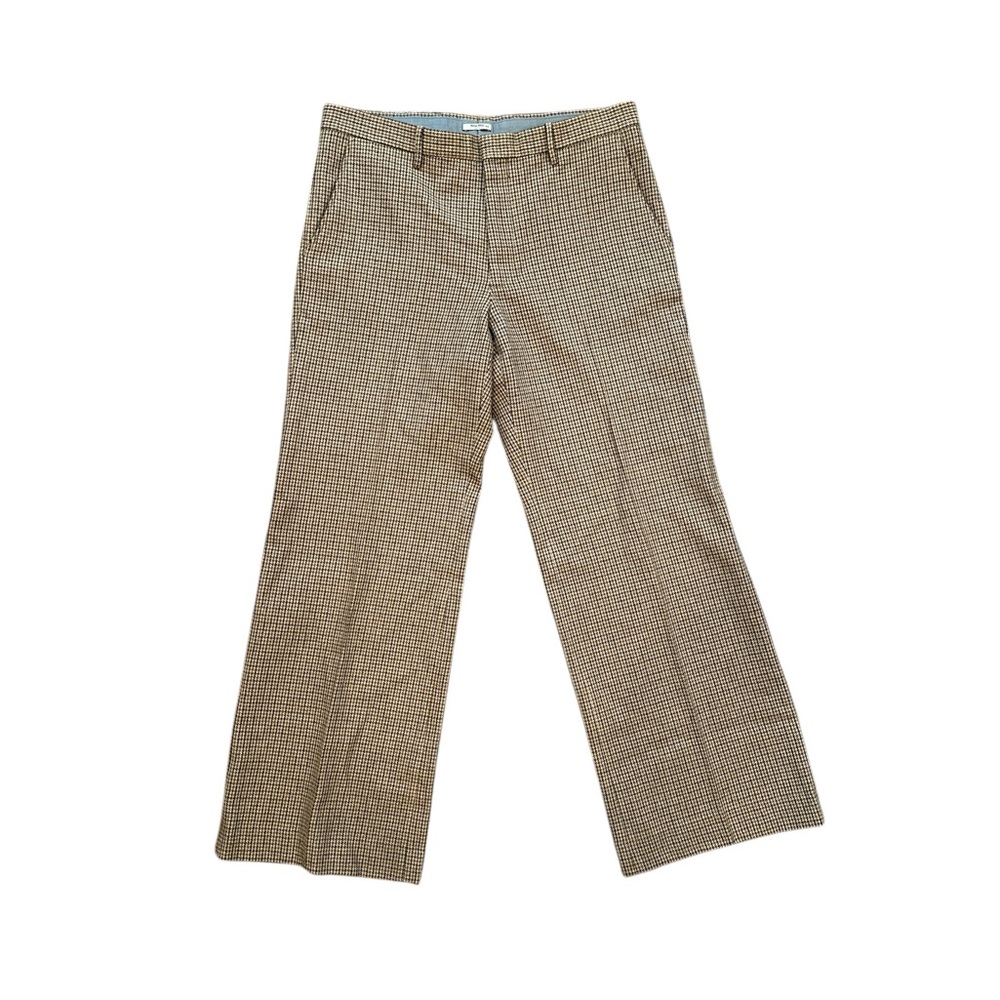 Miu Miu wool houndstooth trousers
